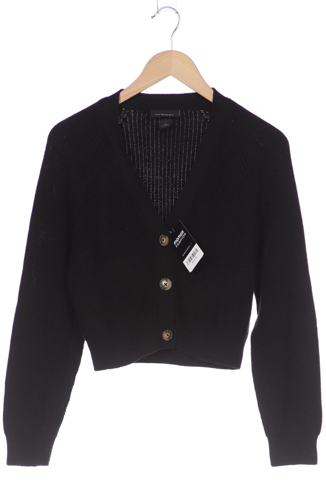 

MONKI Damen Strickjacke, schwarz
