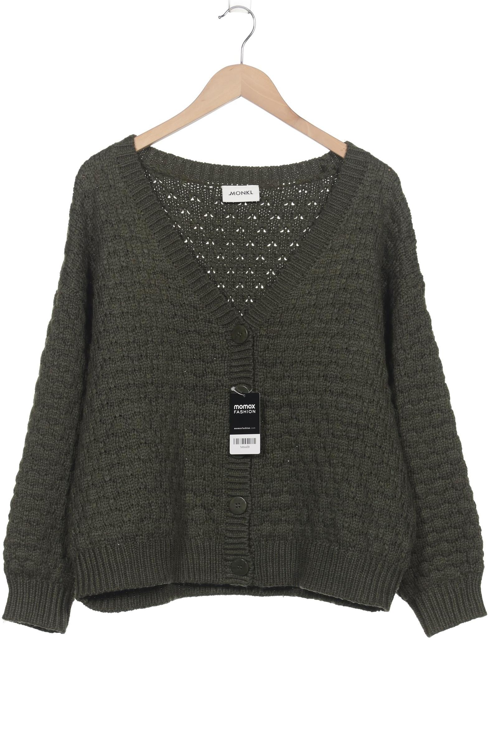 

Monki Damen Strickjacke, grün, Gr. 38