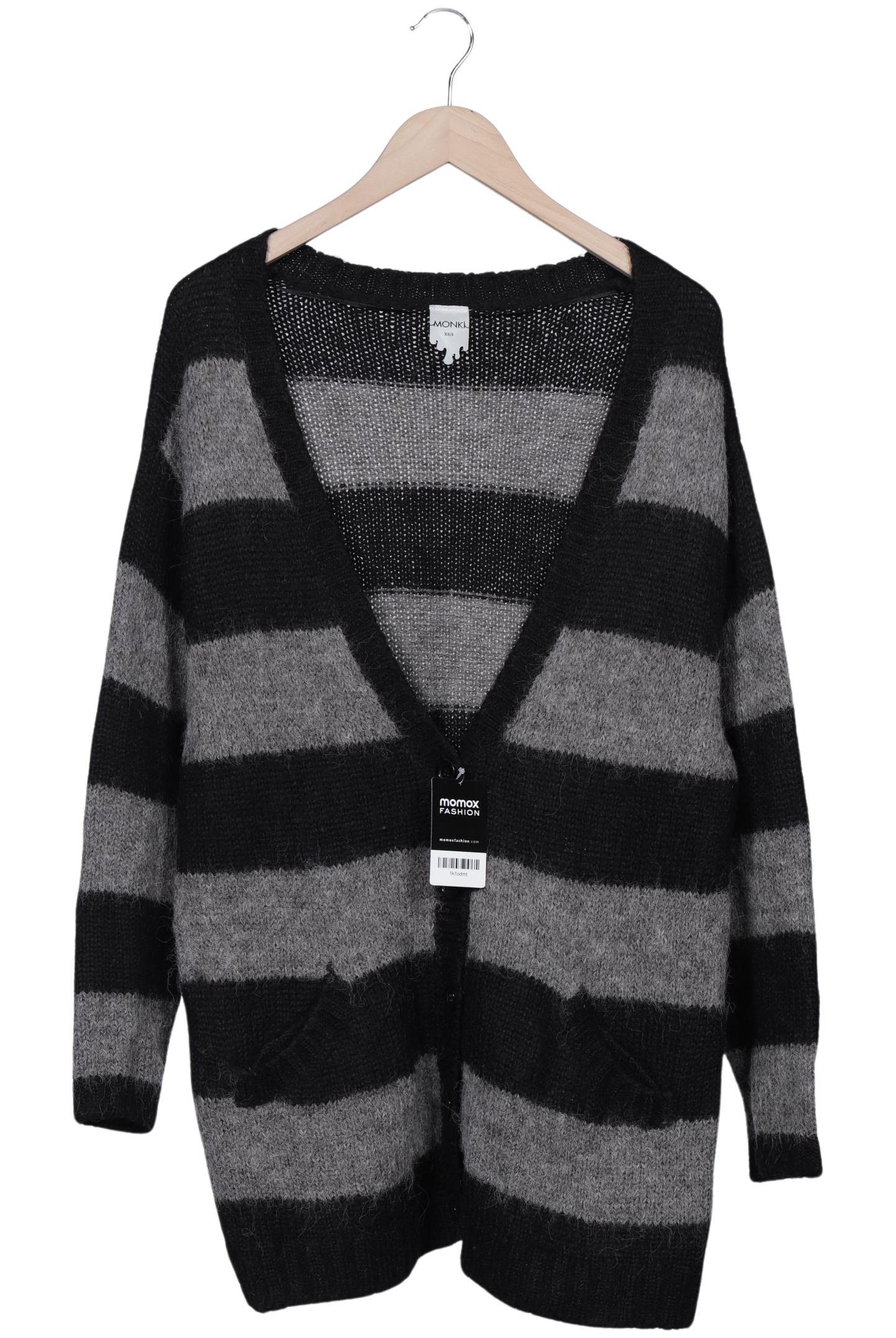 

Monki Damen Strickjacke, schwarz, Gr. 34