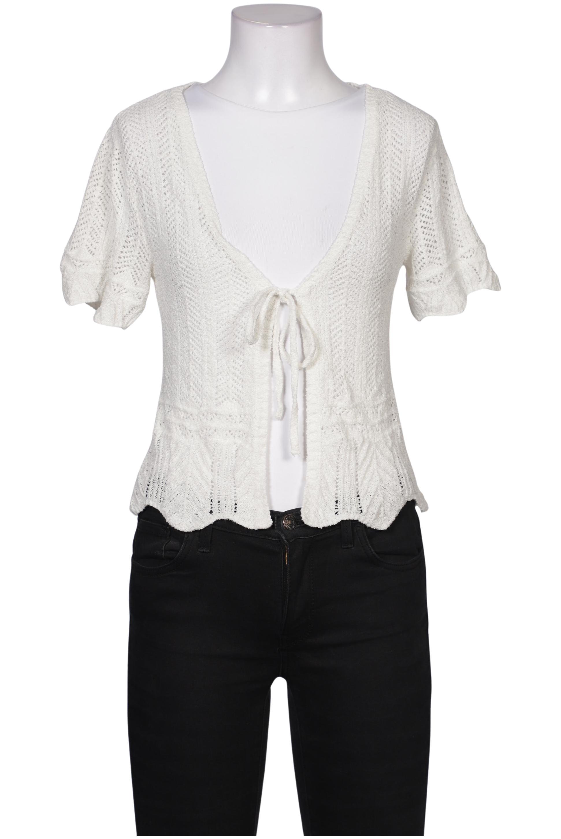 

Monki Damen Strickjacke, weiß, Gr. 36