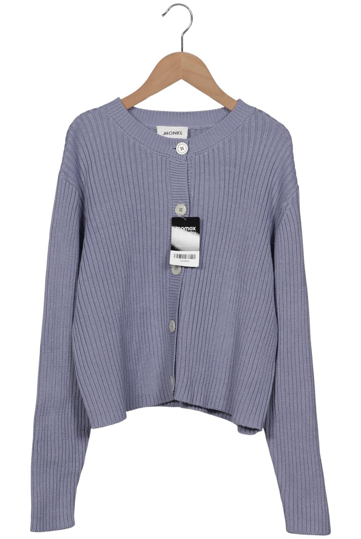 

Monki Damen Strickjacke, hellblau, Gr. 42
