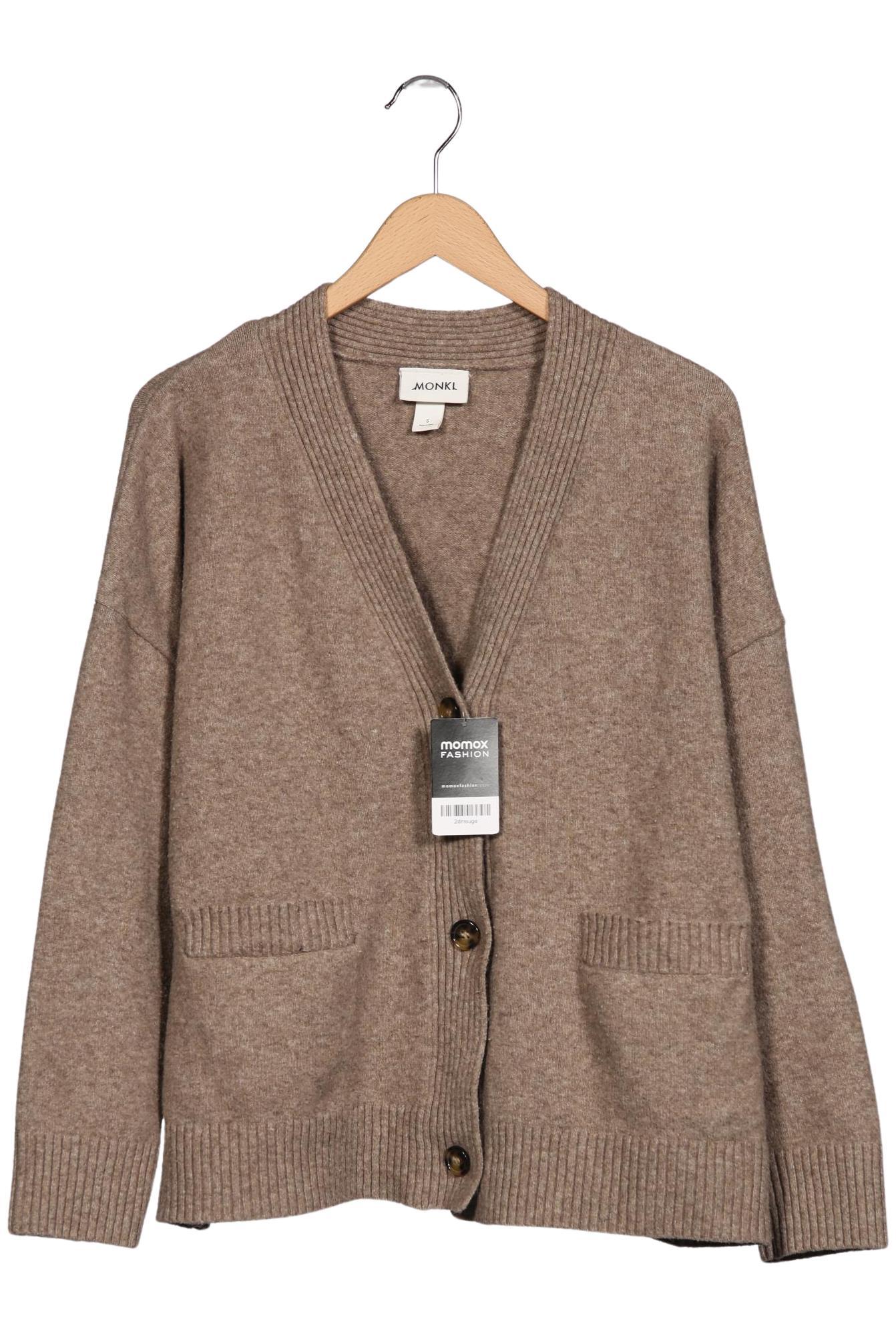 

Monki Damen Strickjacke, braun, Gr. 36