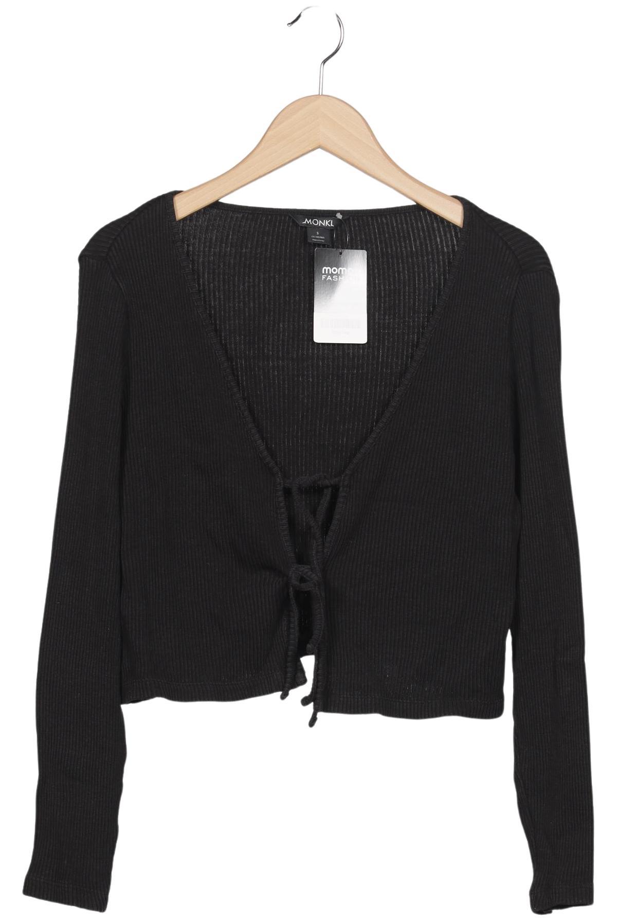 

Monki Damen Strickjacke, schwarz, Gr. 36