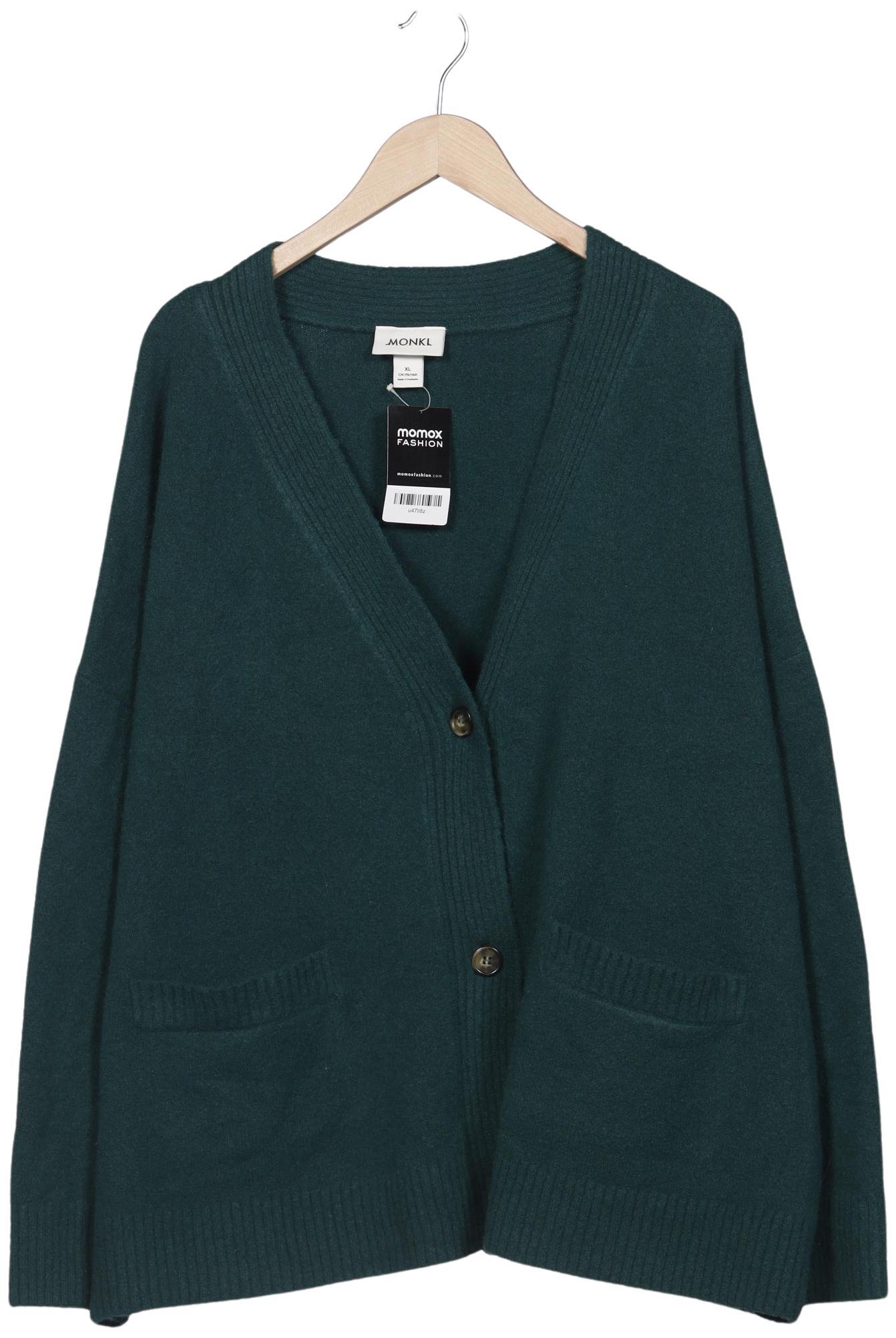 

Monki Damen Strickjacke, grün, Gr. 44