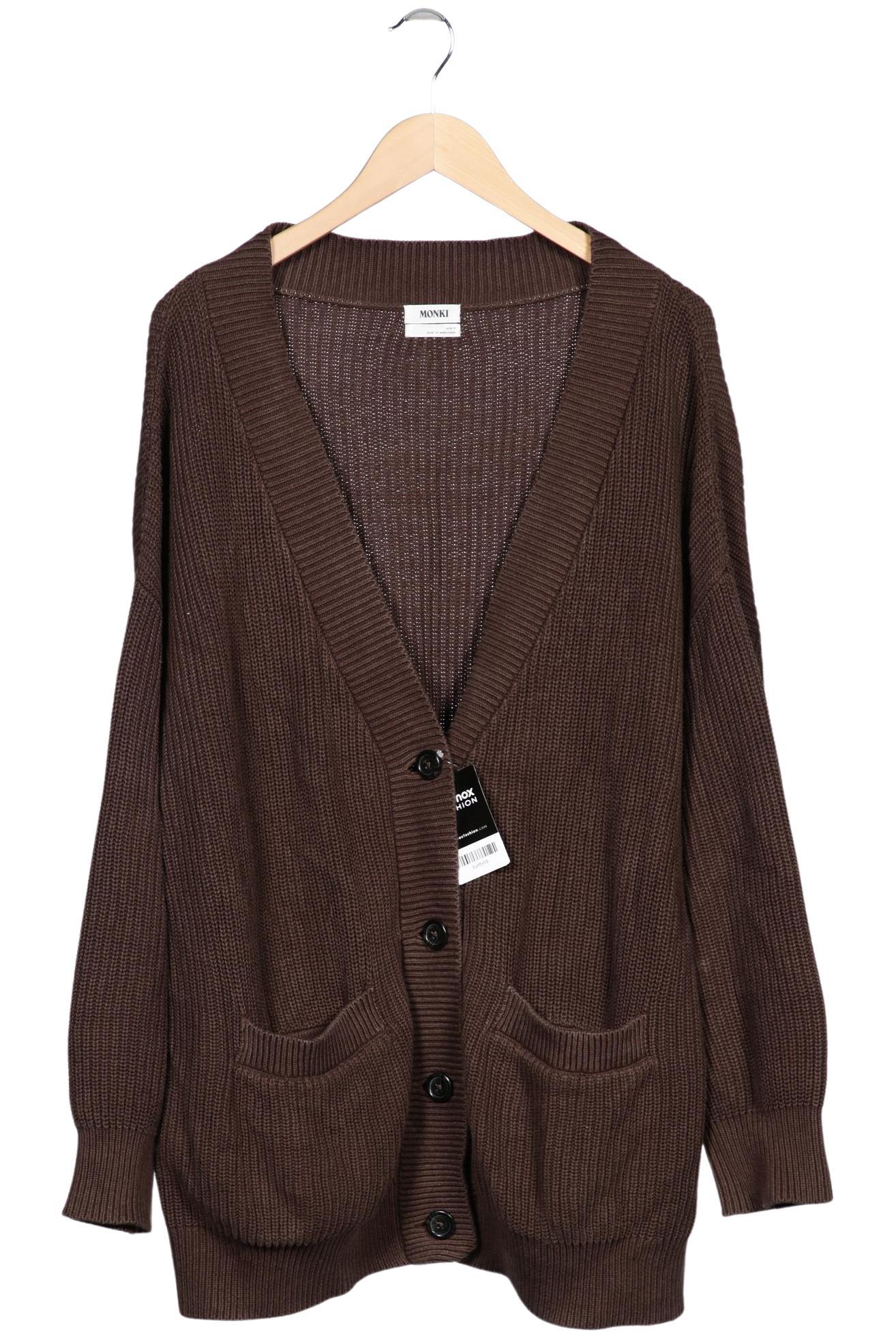 

Monki Damen Strickjacke, braun, Gr. 38