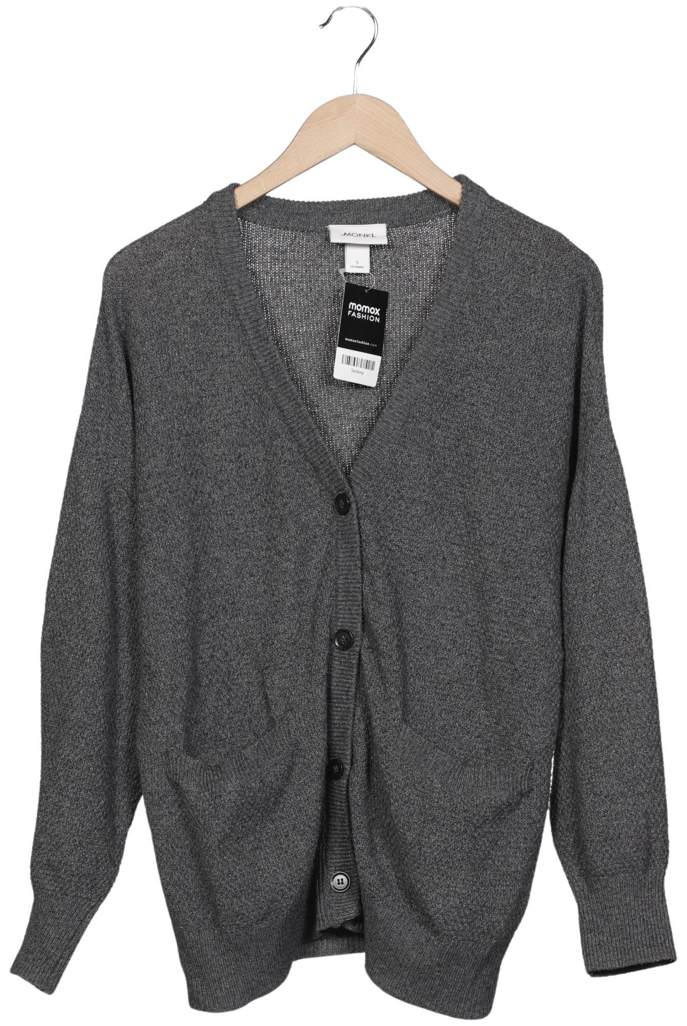 

Monki Damen Strickjacke, grau, Gr. 36