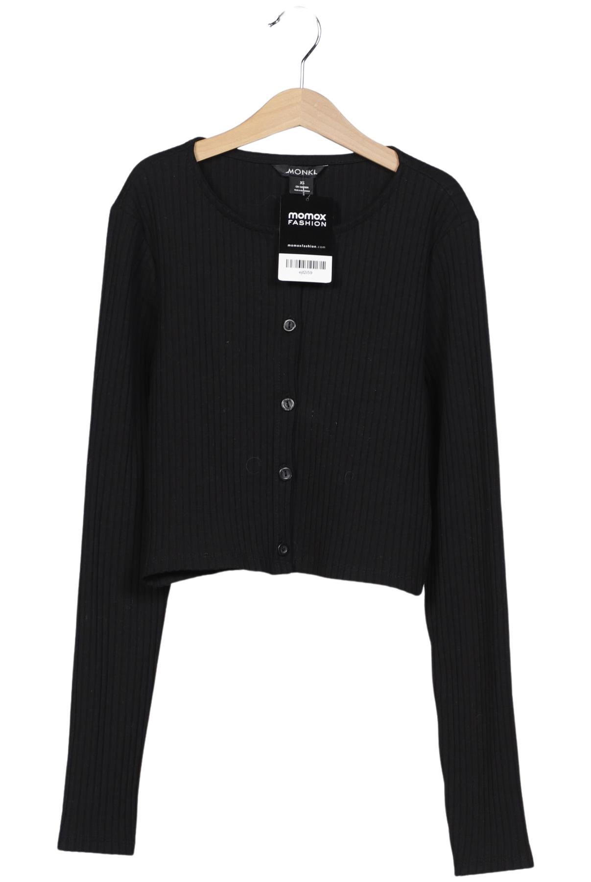 

Monki Damen Strickjacke, schwarz, Gr. 34