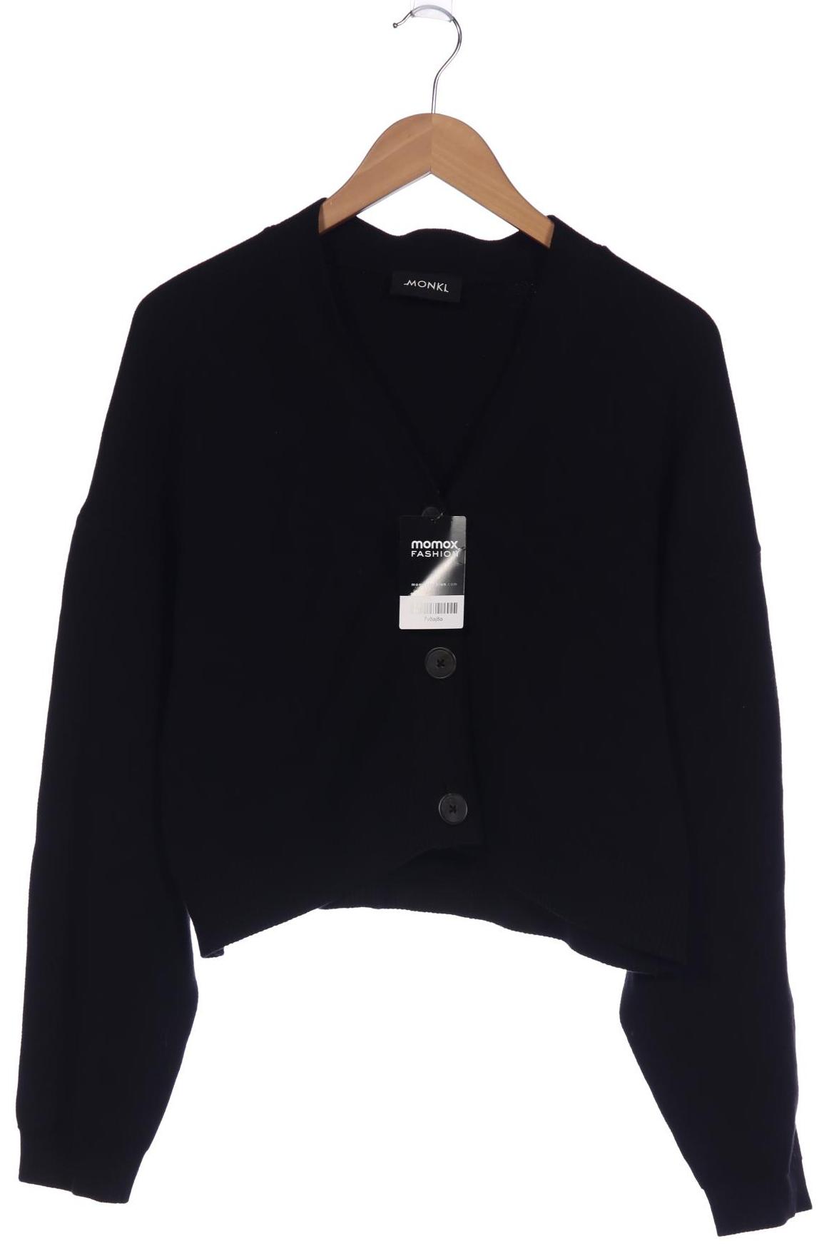 

MONKI Damen Strickjacke, schwarz