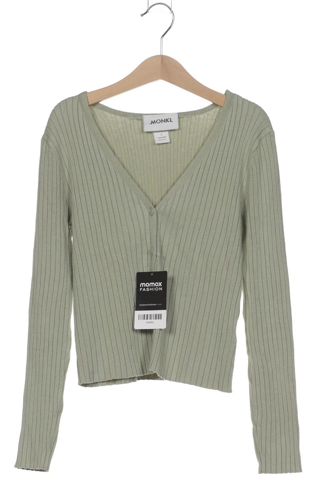 

Monki Damen Strickjacke, grün, Gr. 36