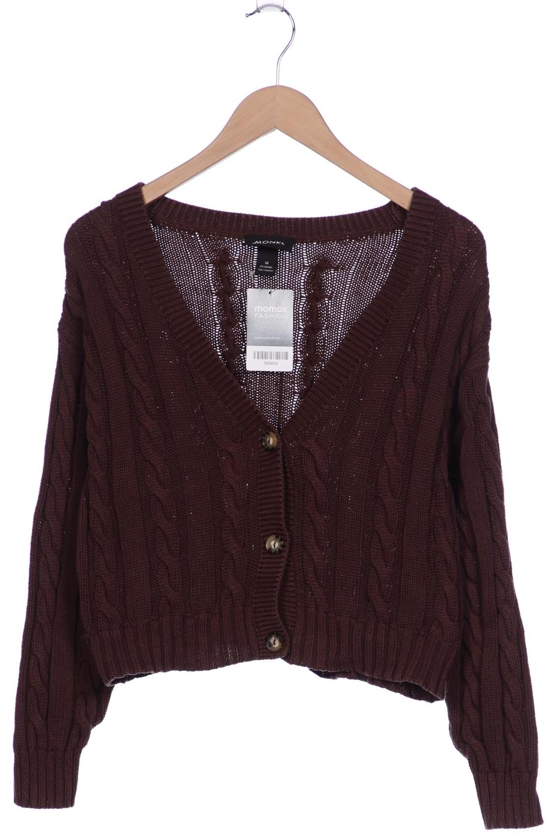 

Monki Damen Strickjacke, braun, Gr. 38