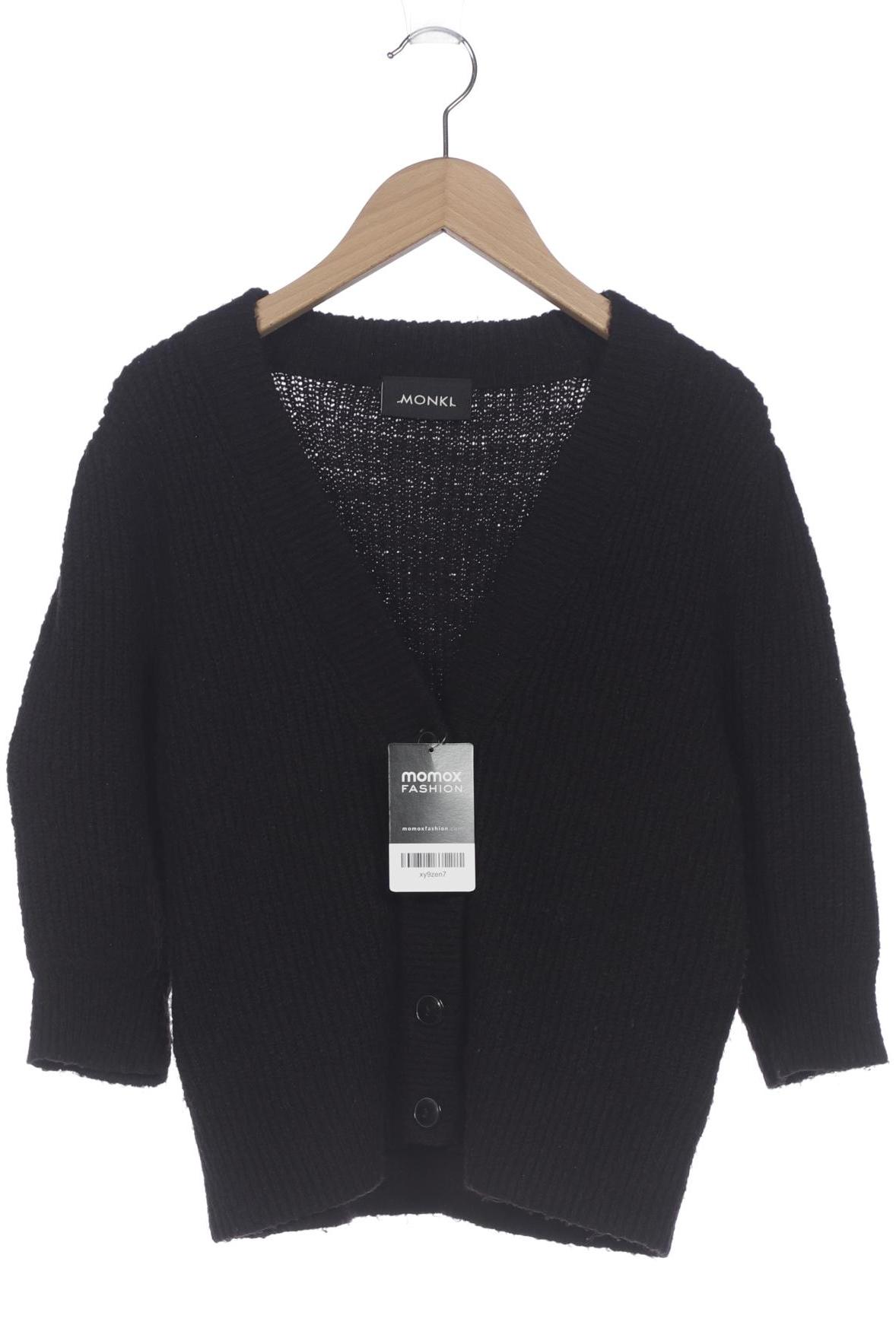 

Monki Damen Strickjacke, schwarz, Gr. 38