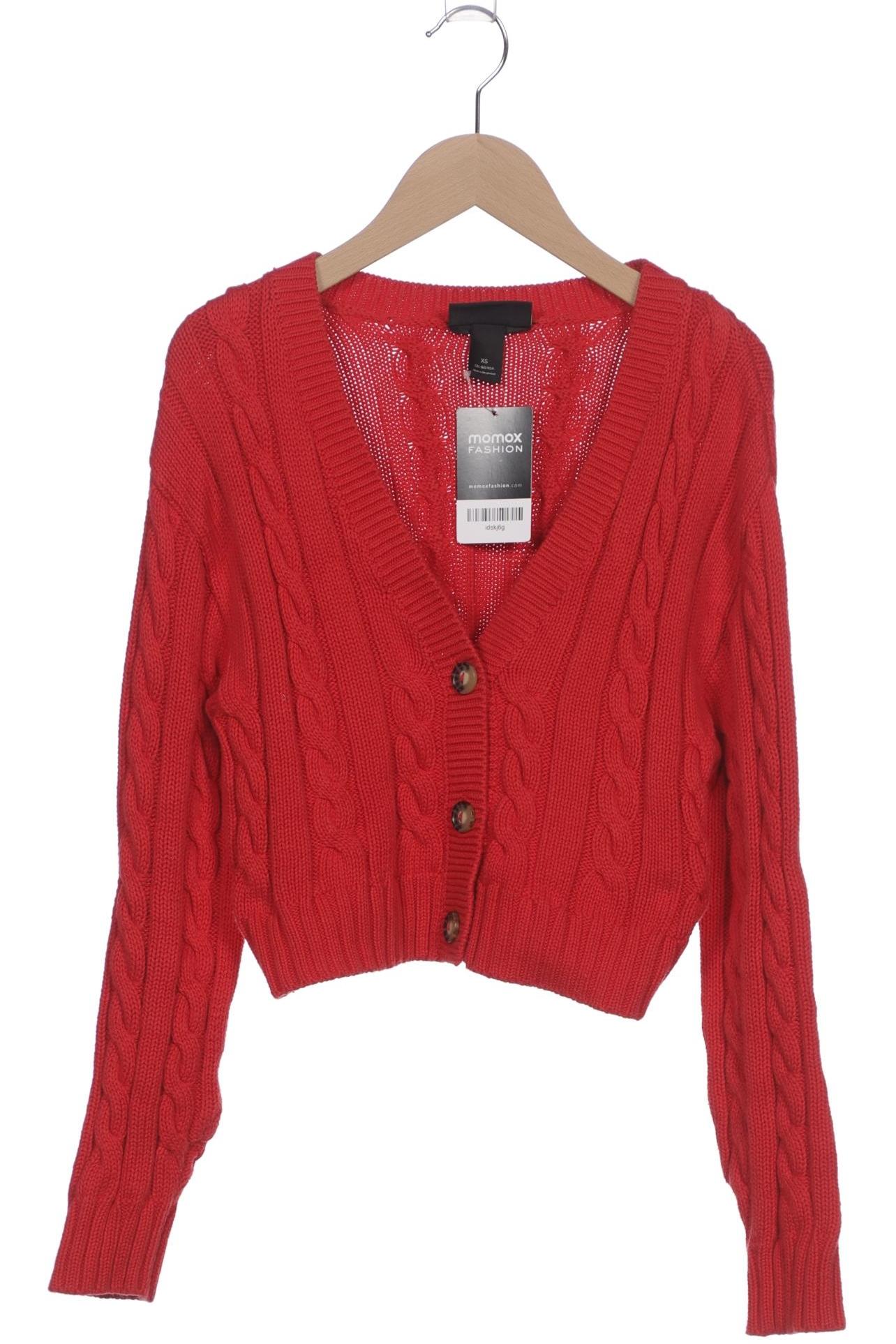 

Monki Damen Strickjacke, rot, Gr. 34
