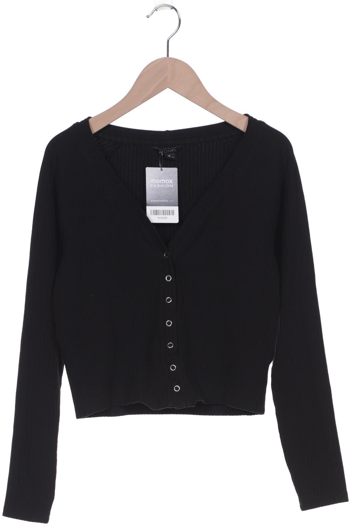 

MONKI Damen Strickjacke, schwarz