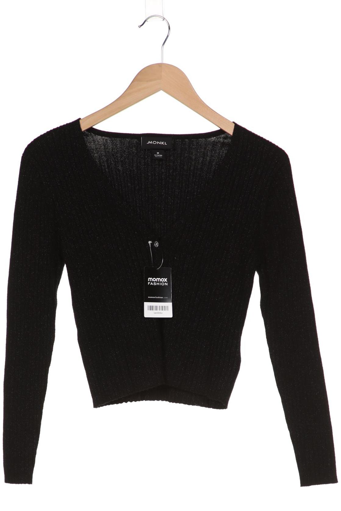 

Monki Damen Strickjacke, schwarz, Gr. 38