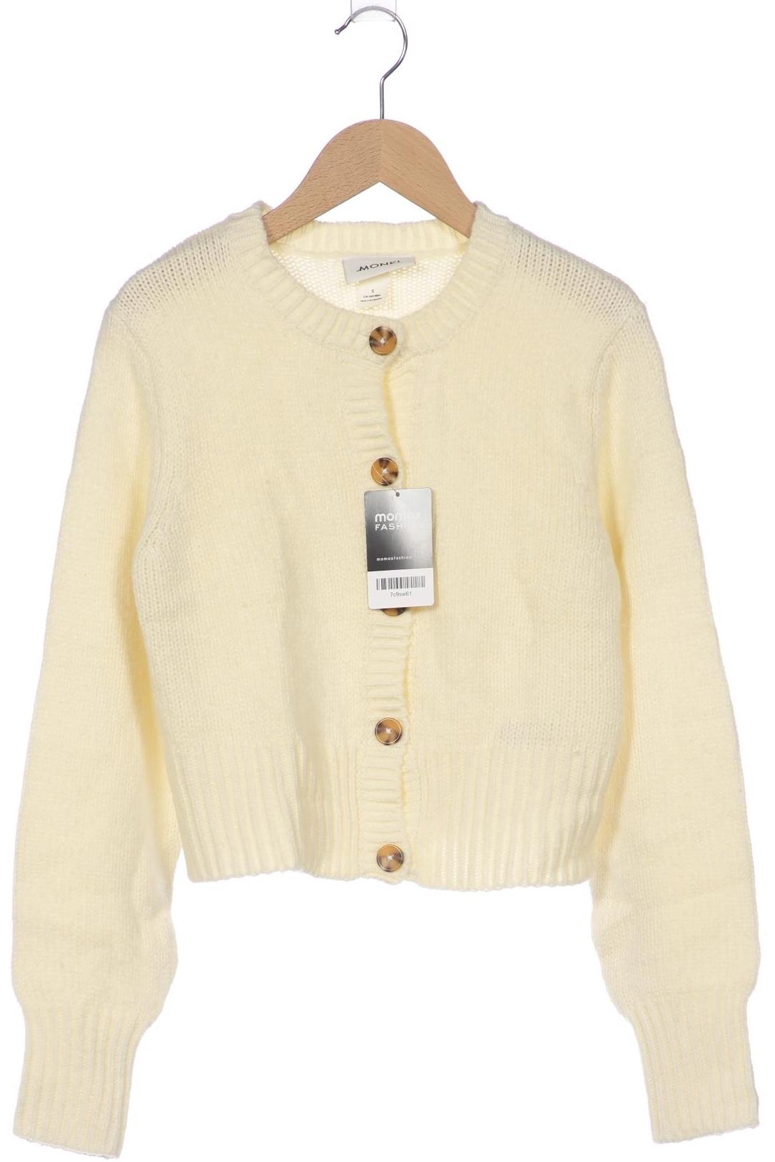

Monki Damen Strickjacke, cremeweiß, Gr. 36