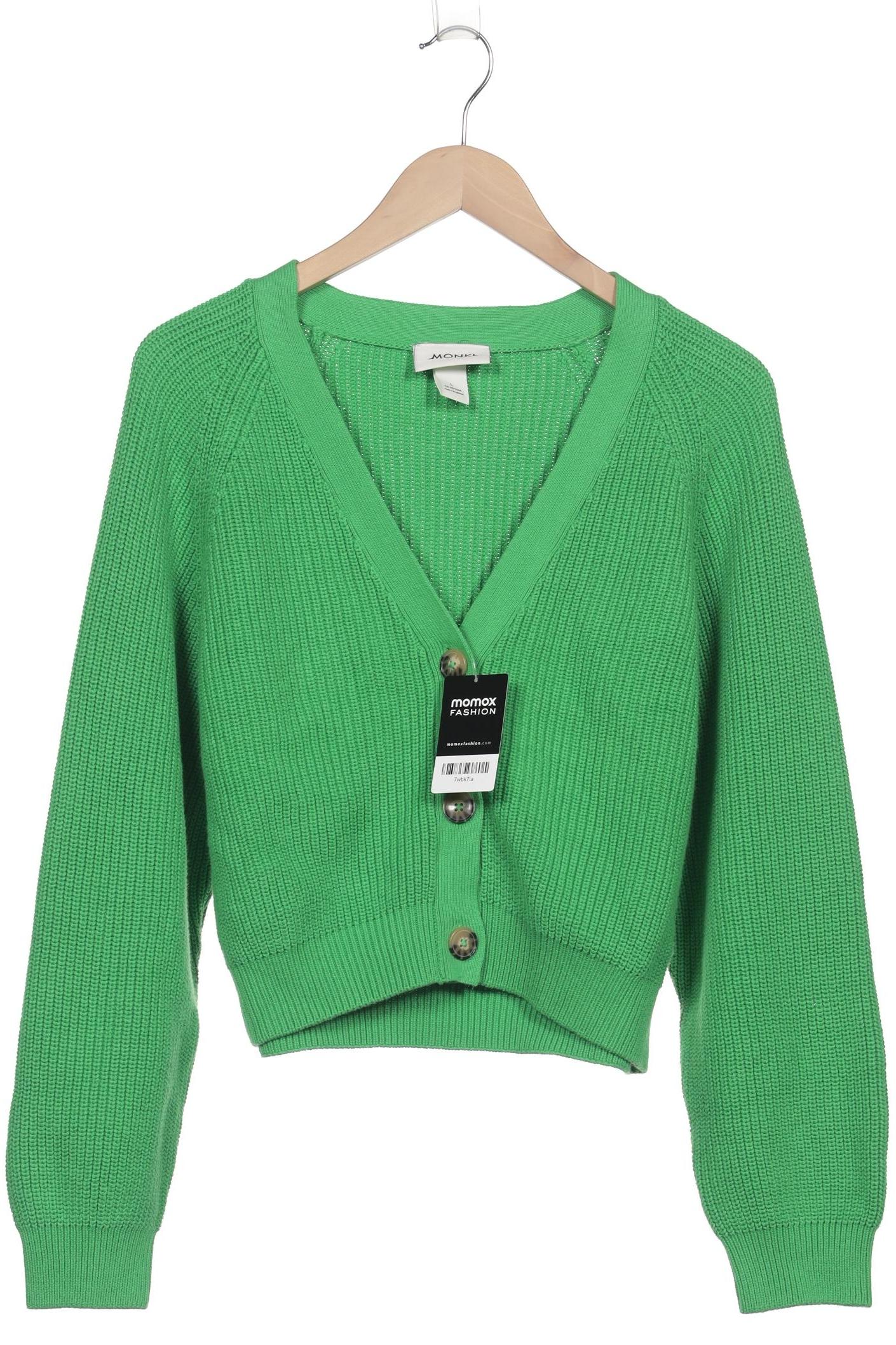 

Monki Damen Strickjacke, grün, Gr. 42