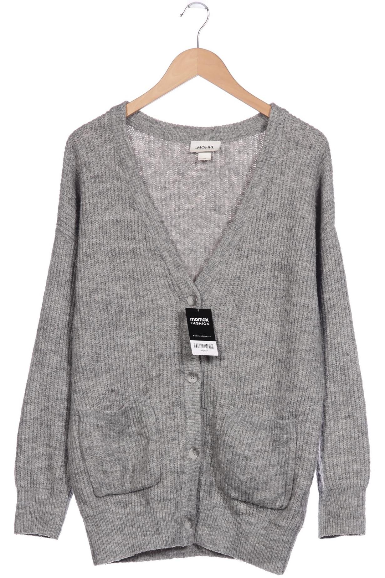 

Monki Damen Strickjacke, grau, Gr. 34