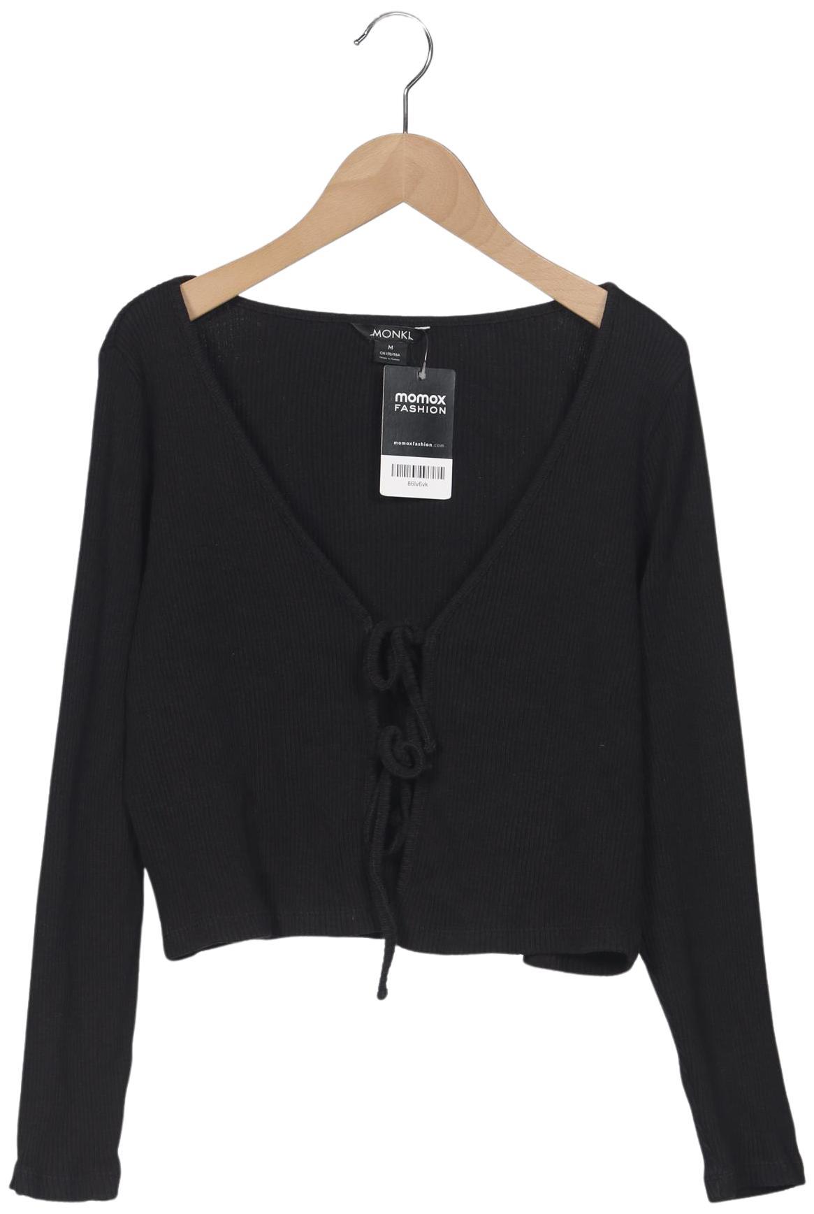 

Monki Damen Strickjacke, schwarz, Gr. 38