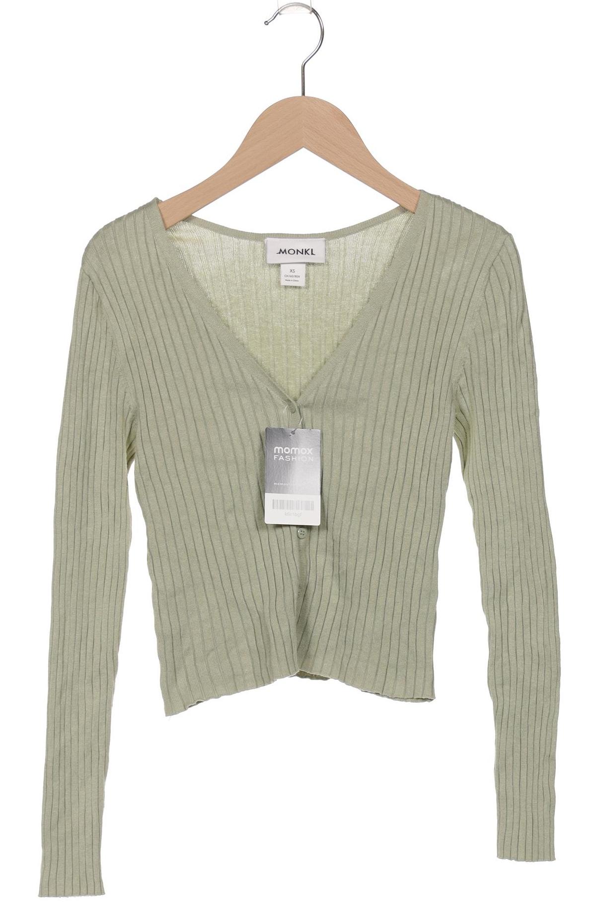 

Monki Damen Strickjacke, hellgrün, Gr. 34
