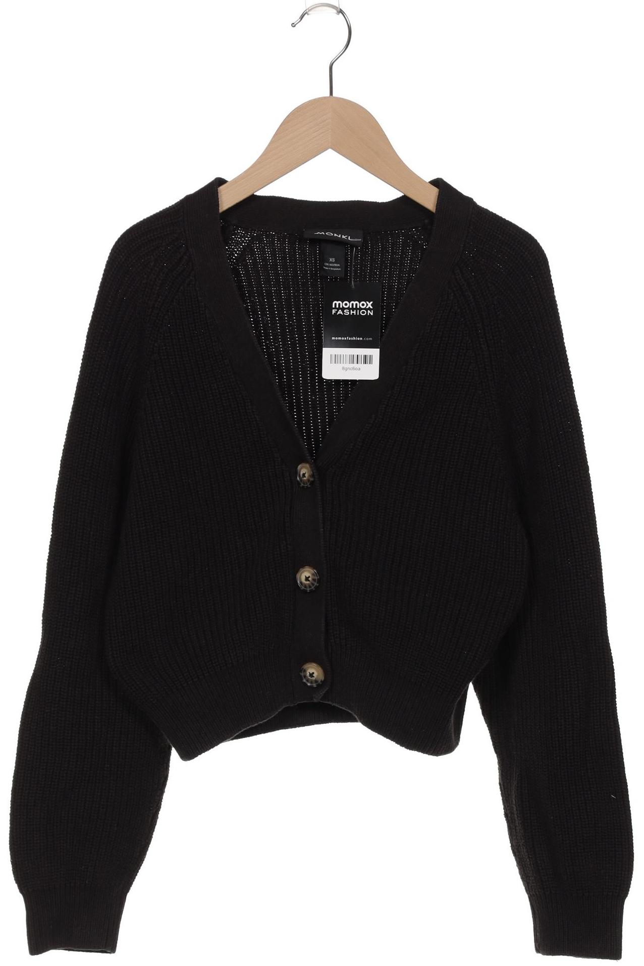 

Monki Damen Strickjacke, schwarz, Gr. 34