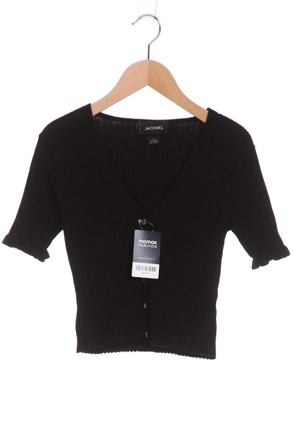 

Monki Damen Strickjacke, schwarz, Gr. 36