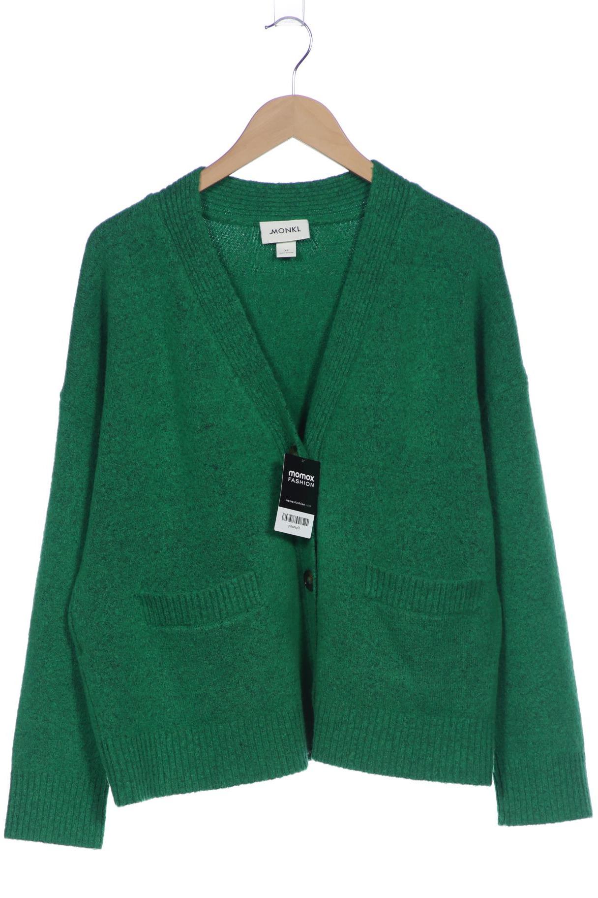 

Monki Damen Strickjacke, grün, Gr. 34