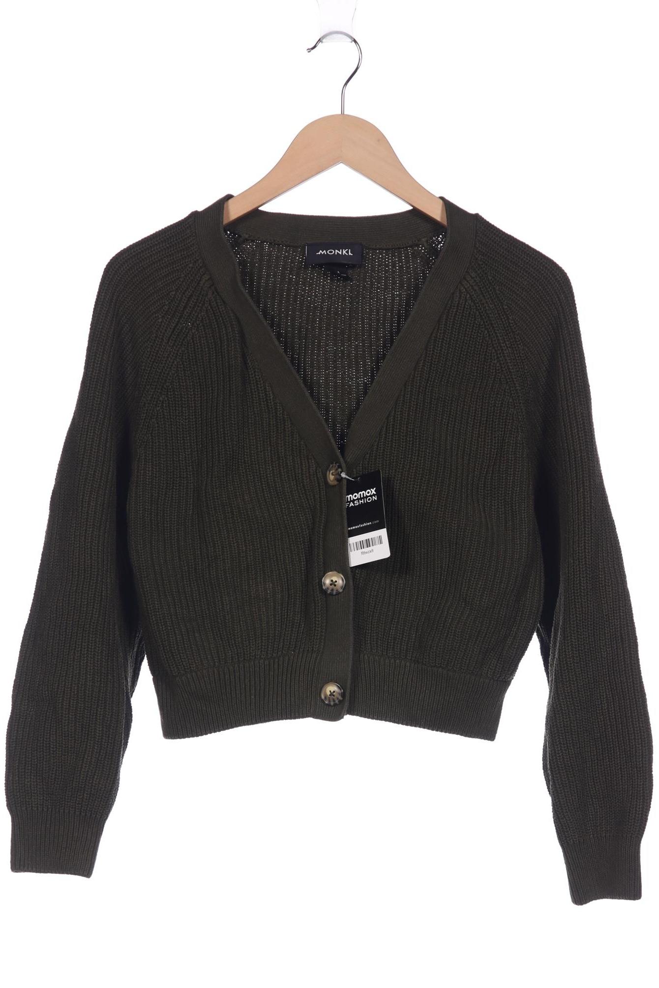 

Monki Damen Strickjacke, grün, Gr. 38