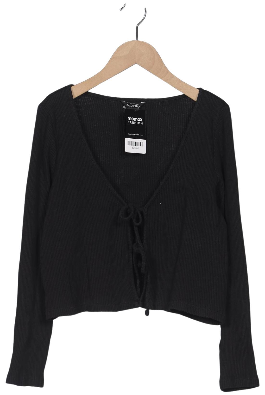 

Monki Damen Strickjacke, schwarz, Gr. 38