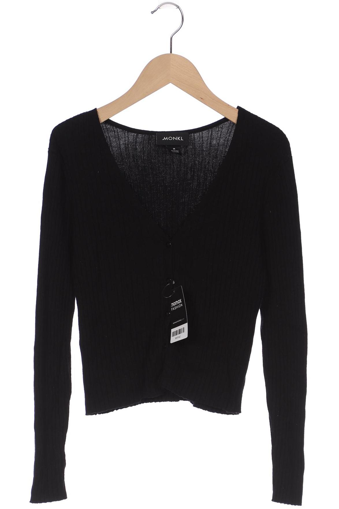 

Monki Damen Strickjacke, schwarz, Gr. 38