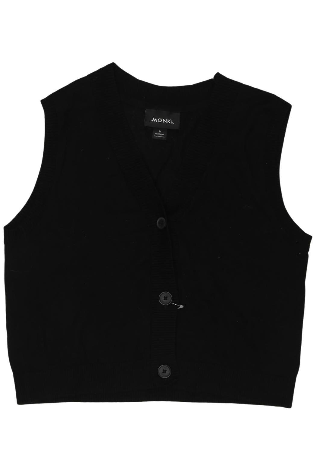 

Monki Damen Strickjacke, schwarz, Gr. 38