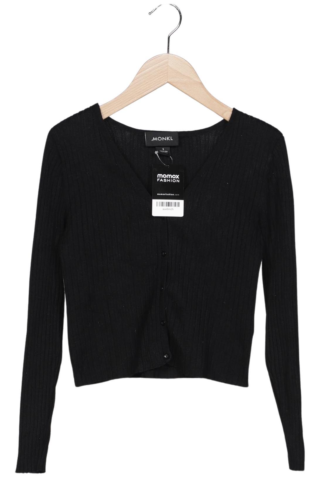 

Monki Damen Strickjacke, schwarz, Gr. 36