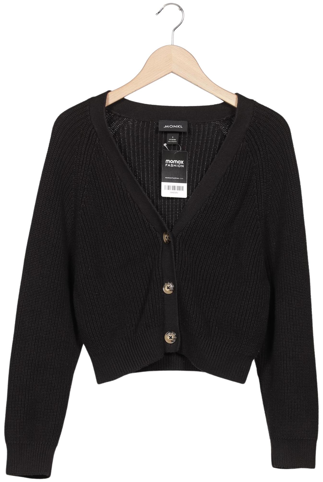 

Monki Damen Strickjacke, schwarz, Gr. 36