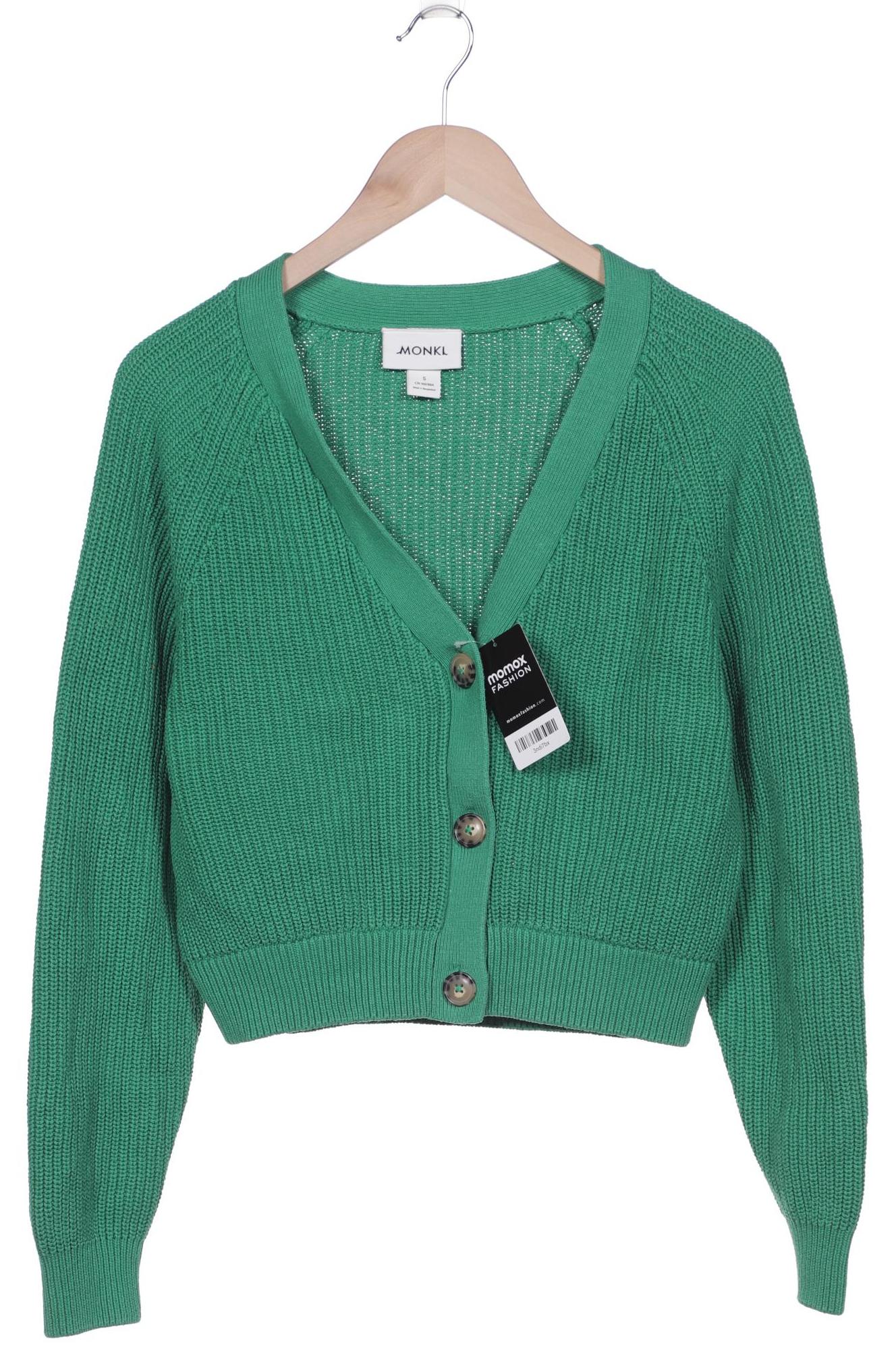 

MONKI Damen Strickjacke, grün
