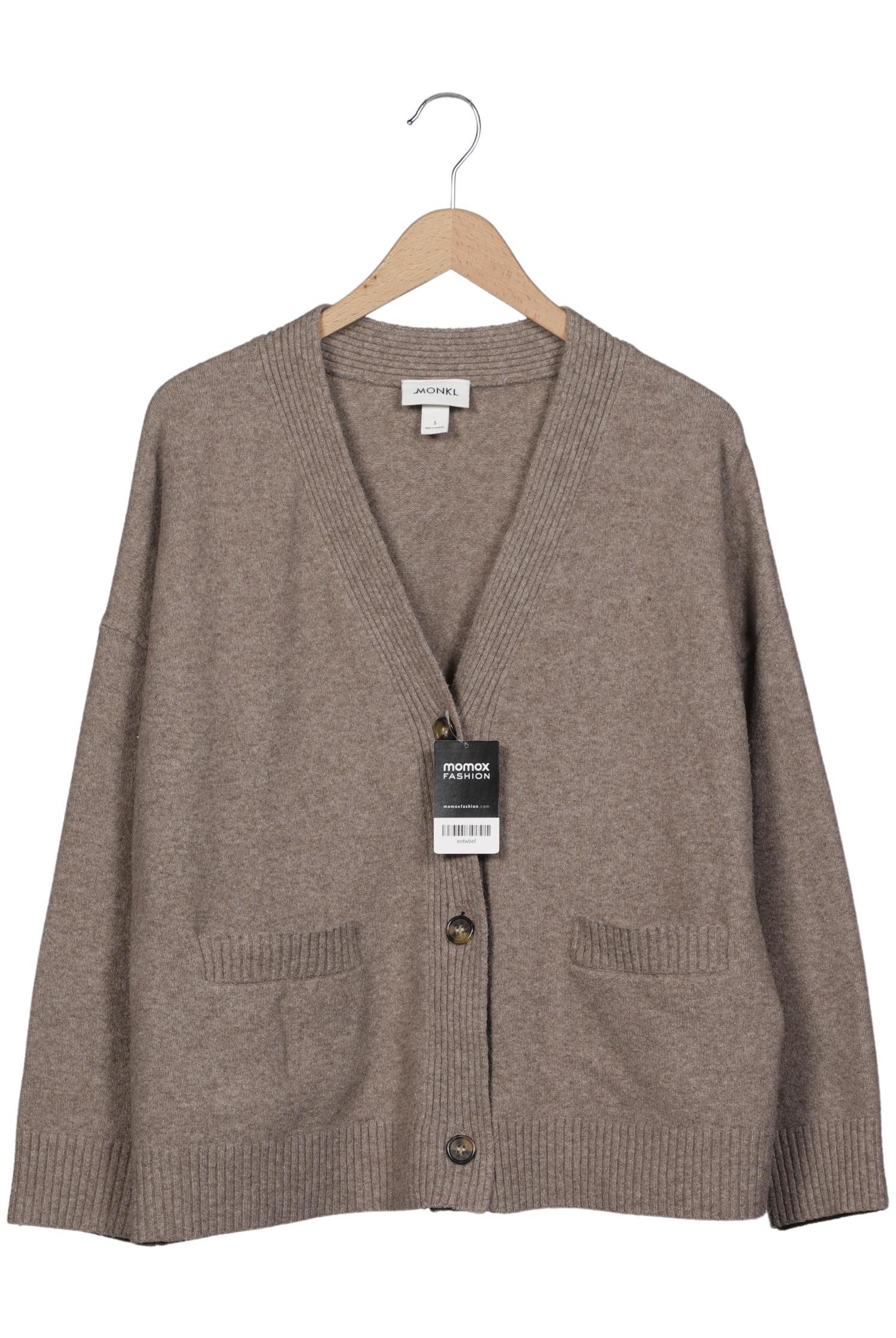 

Monki Damen Strickjacke, beige, Gr. 36