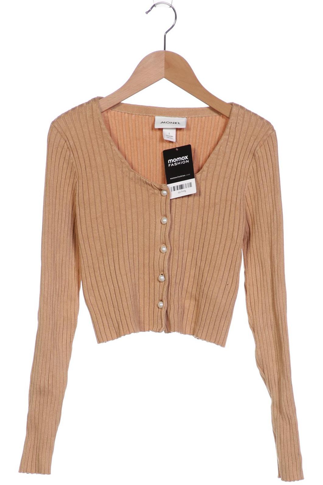 

Monki Damen Strickjacke, beige, Gr. 36