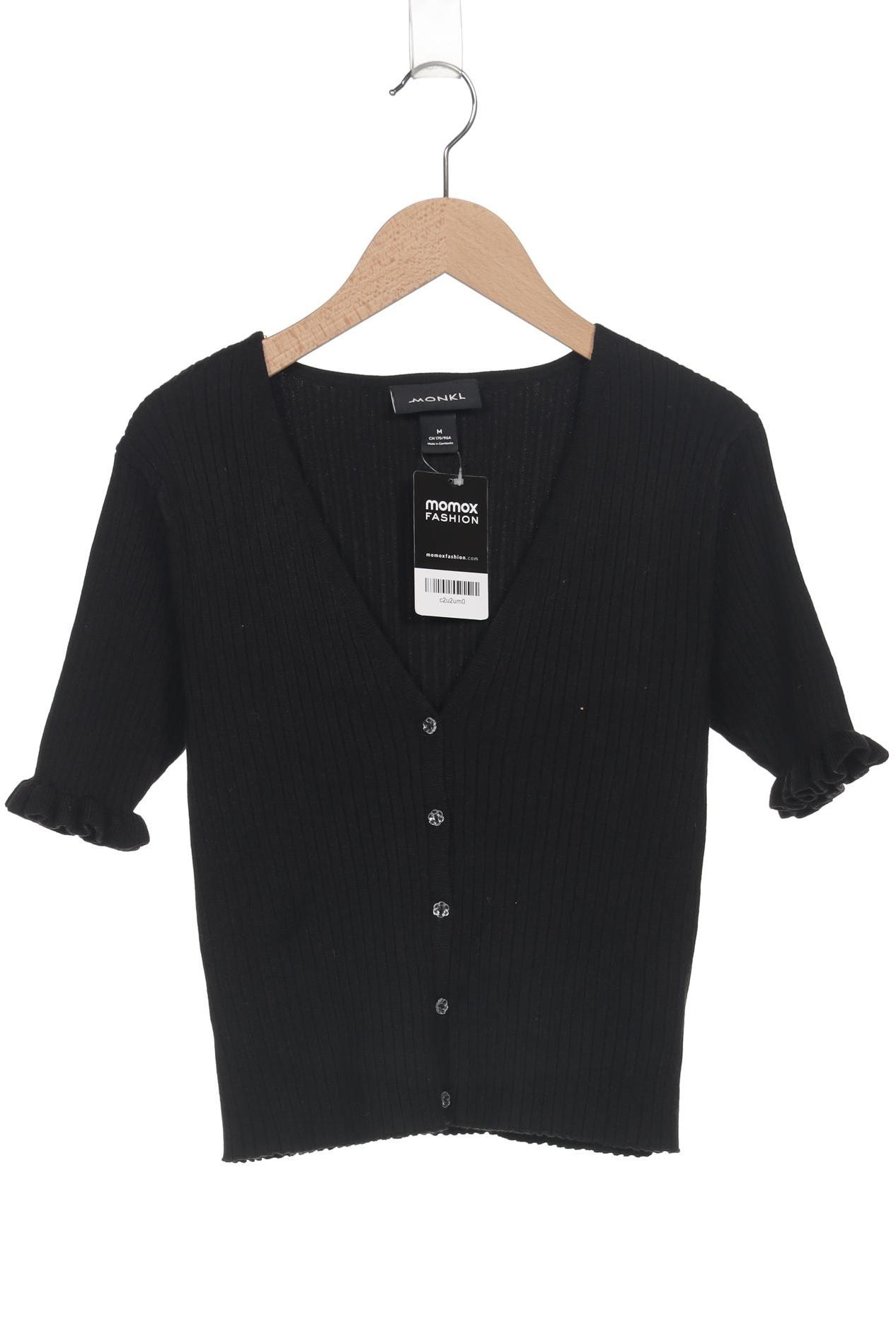 

Monki Damen Strickjacke, schwarz, Gr. 38