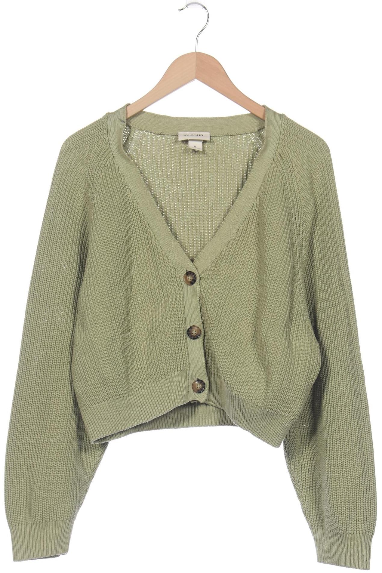 

Monki Damen Strickjacke, hellgrün, Gr. 44