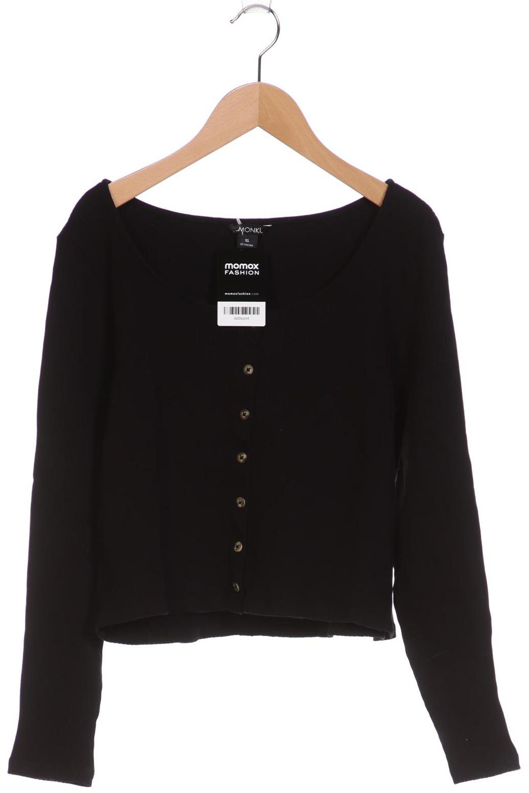 

MONKI Damen Strickjacke, schwarz