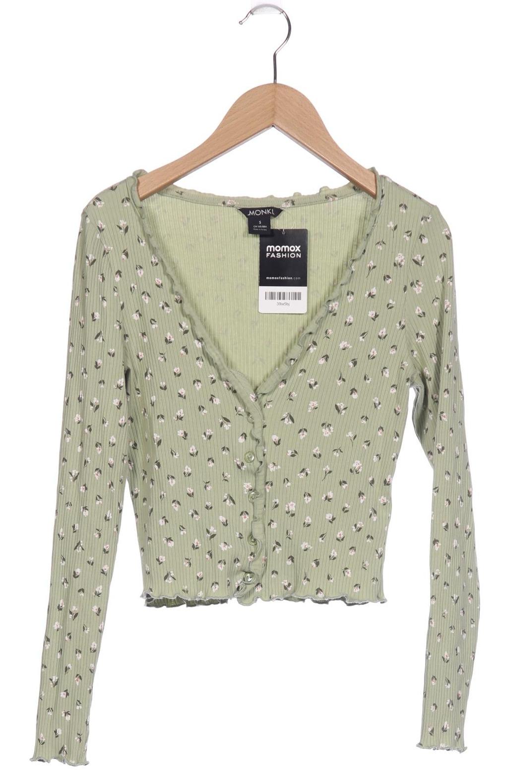 

Monki Damen Strickjacke, hellgrün, Gr. 36