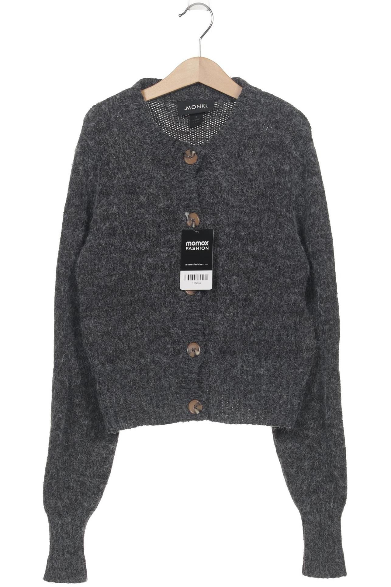 

Monki Damen Strickjacke, grau, Gr. 36