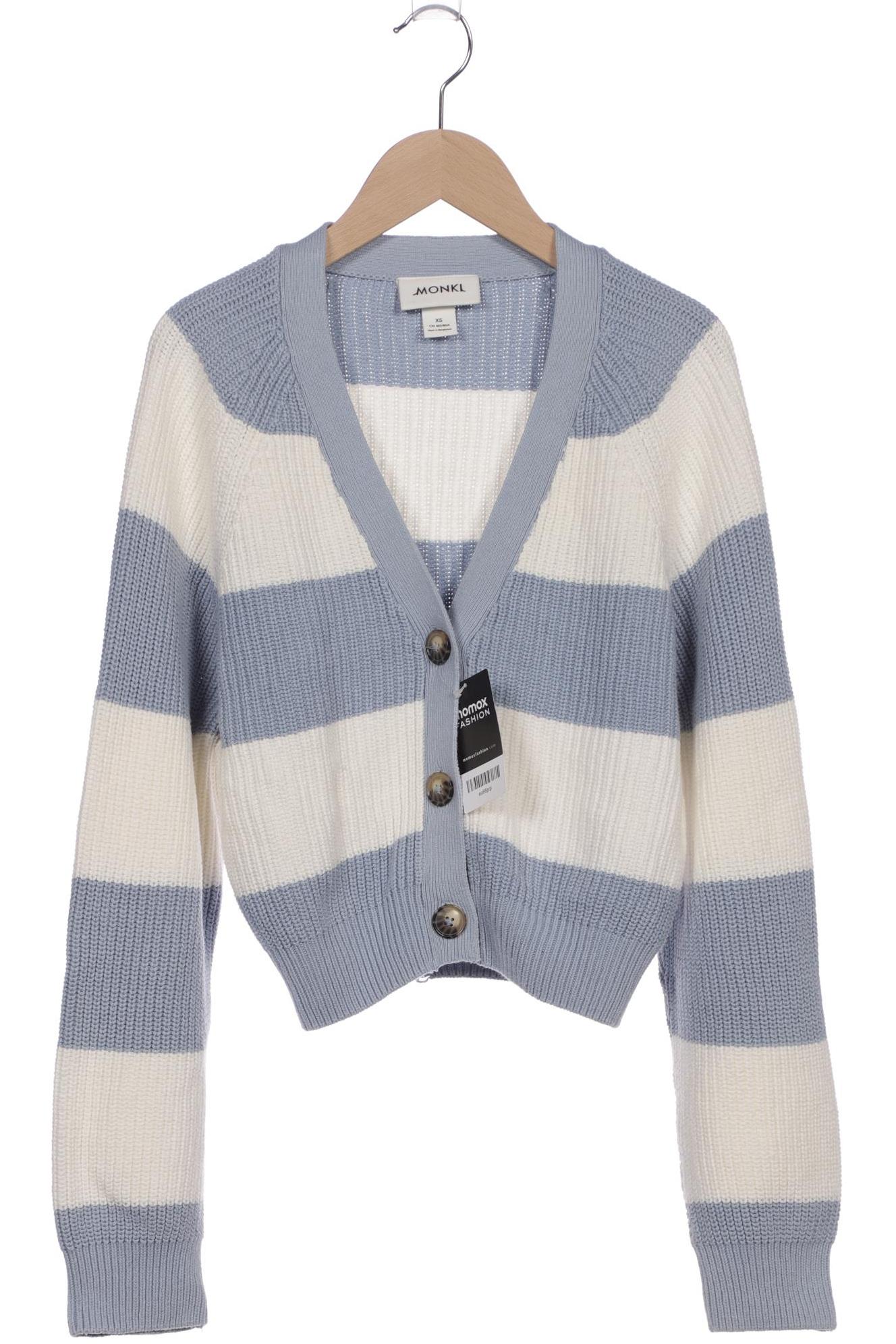 

Monki Damen Strickjacke, hellblau, Gr. 34