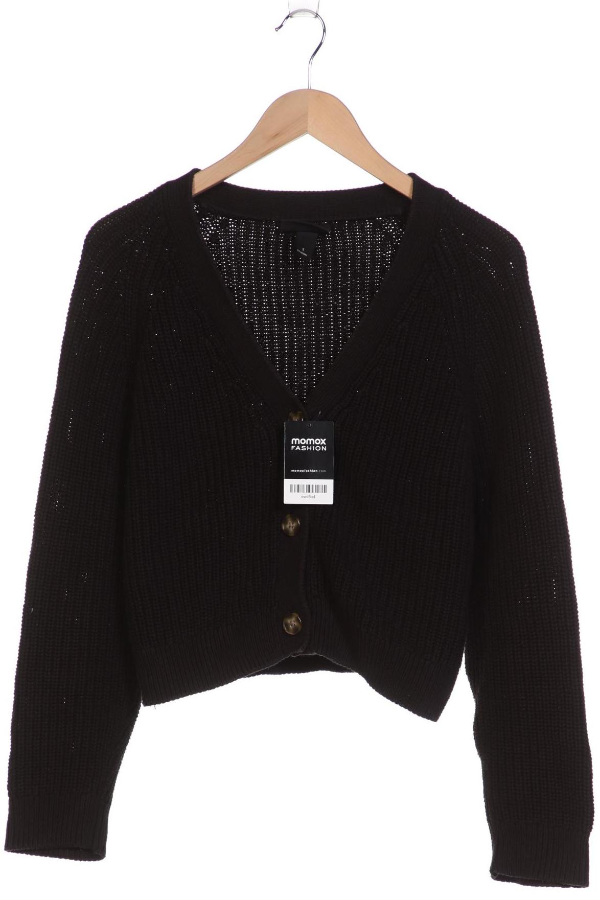 

Monki Damen Strickjacke, schwarz, Gr. 36