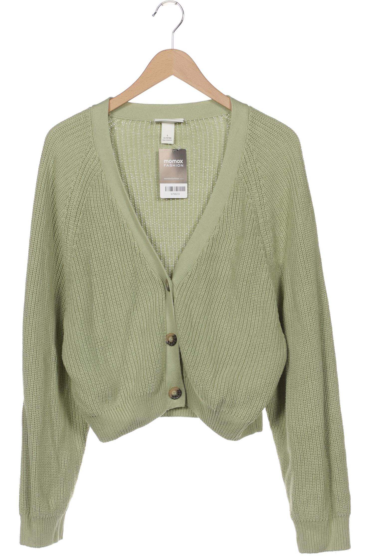 

Monki Damen Strickjacke, grün, Gr. 42