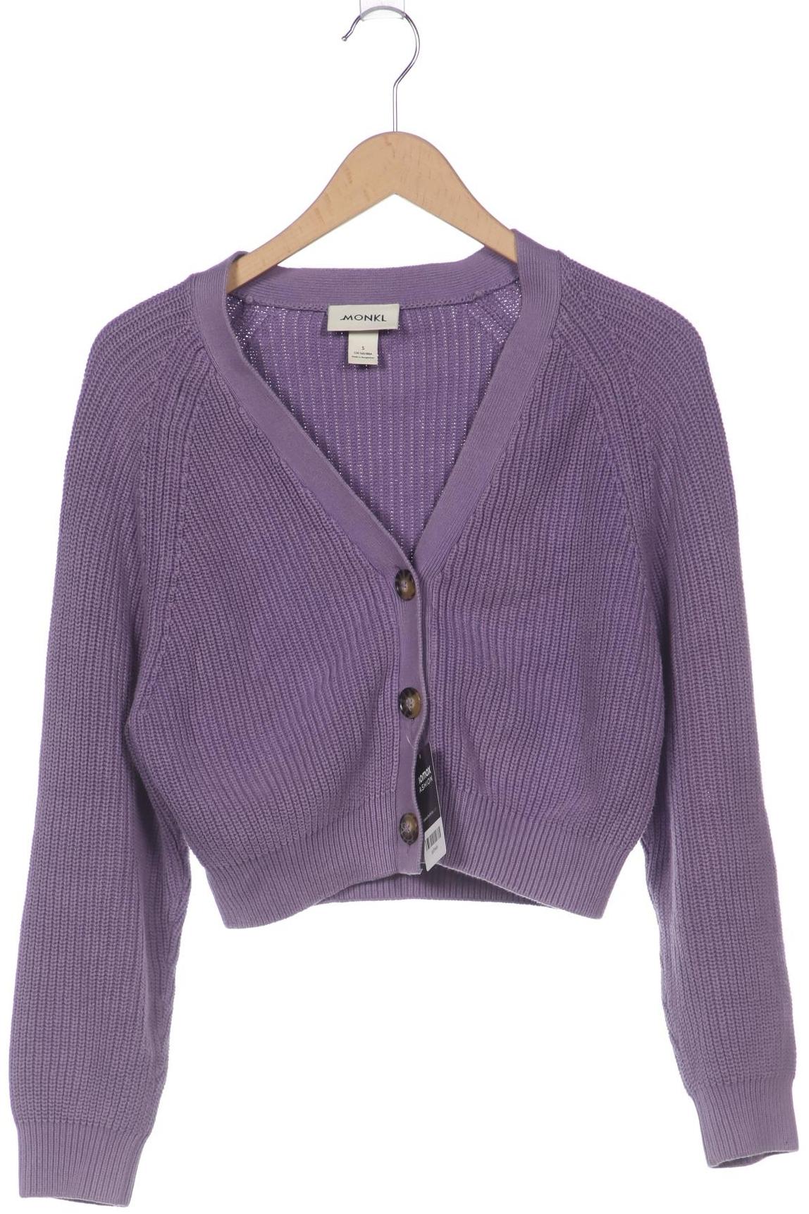 

Monki Damen Strickjacke, flieder, Gr. 36