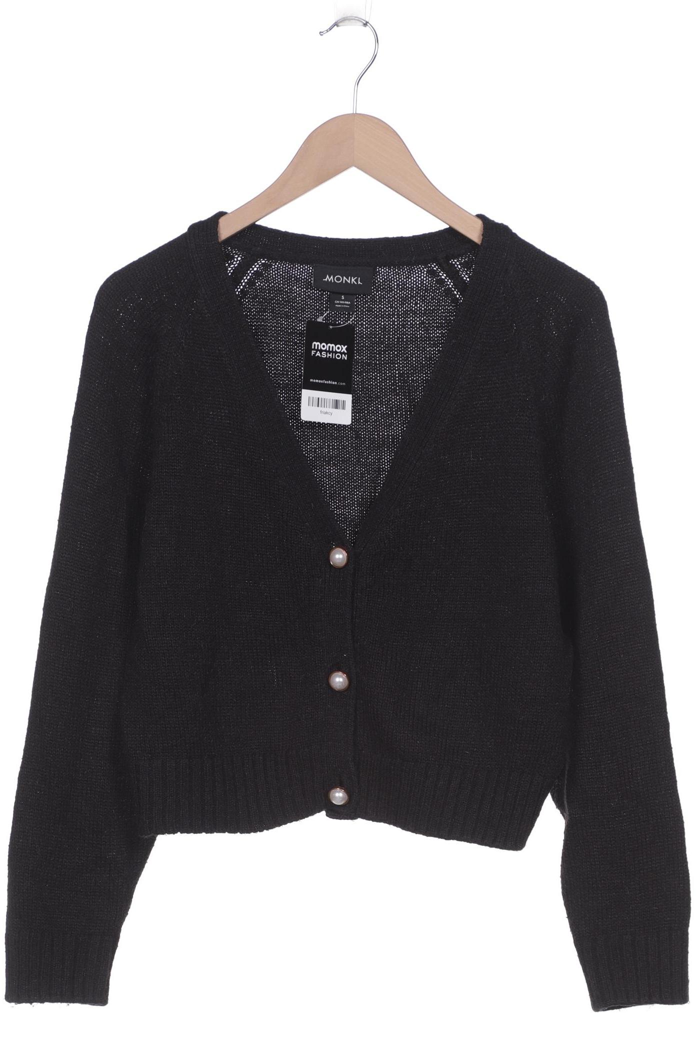 

Monki Damen Strickjacke, schwarz, Gr. 36