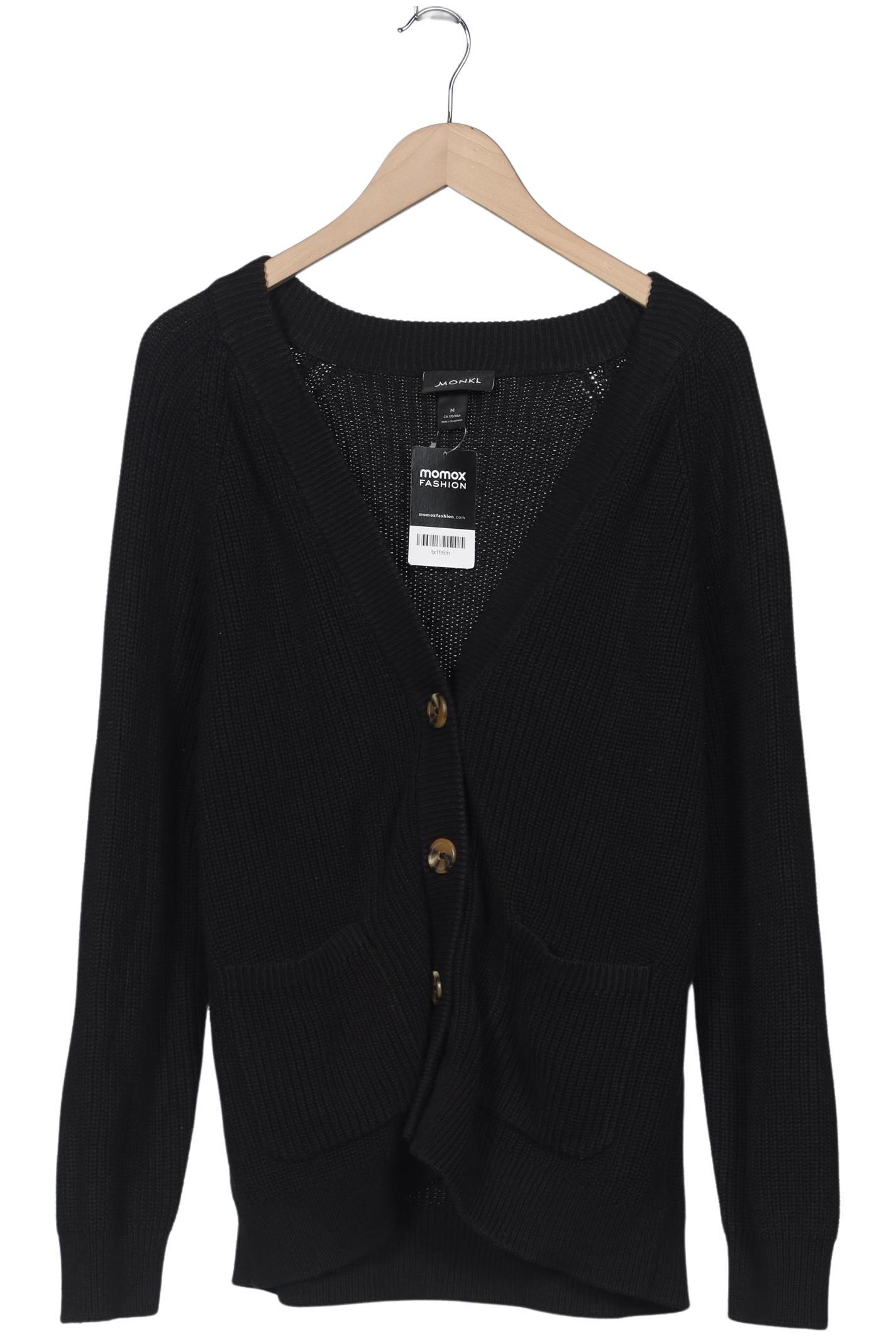 

Monki Damen Strickjacke, schwarz, Gr. 38