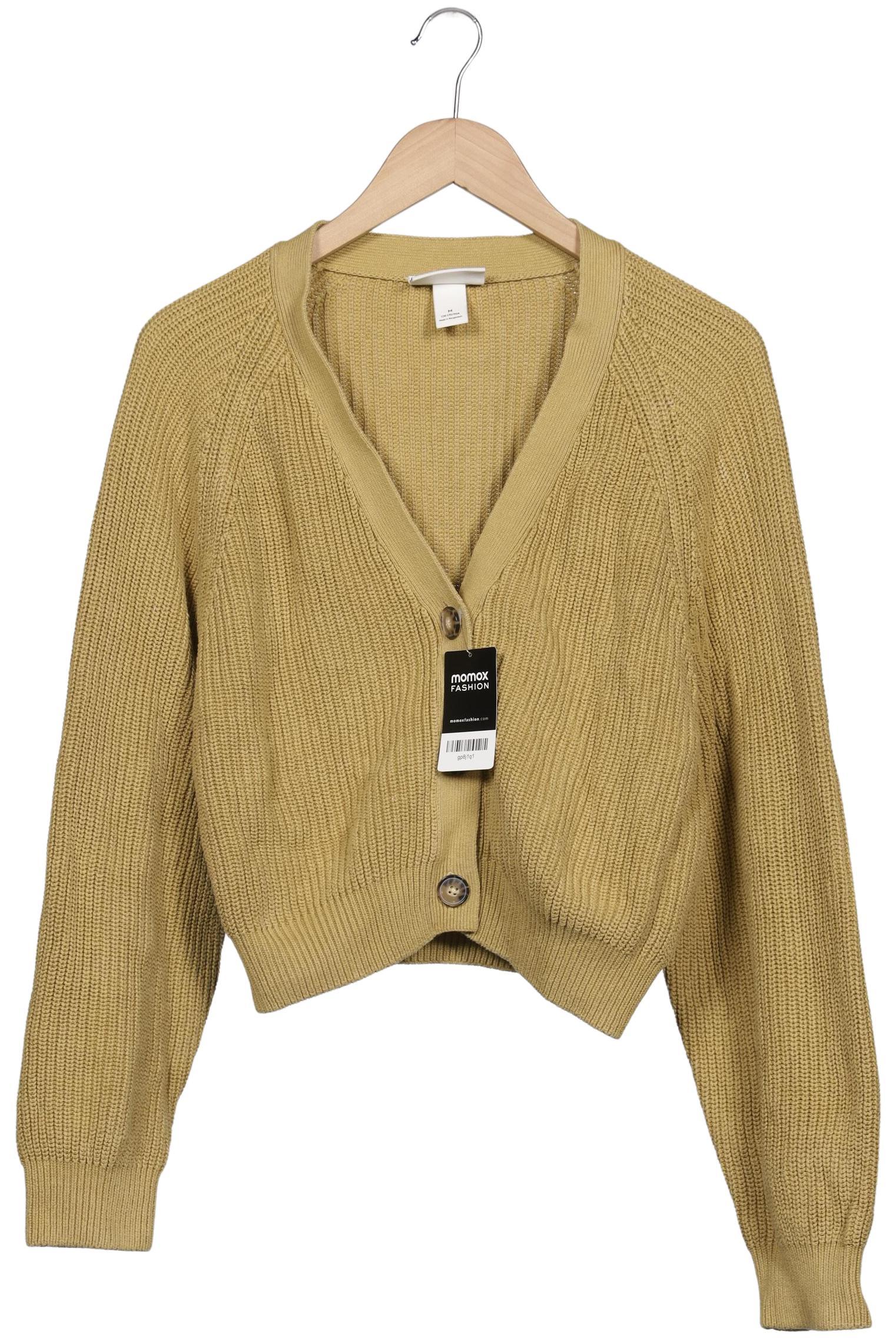 

Monki Damen Strickjacke, gelb, Gr. 38