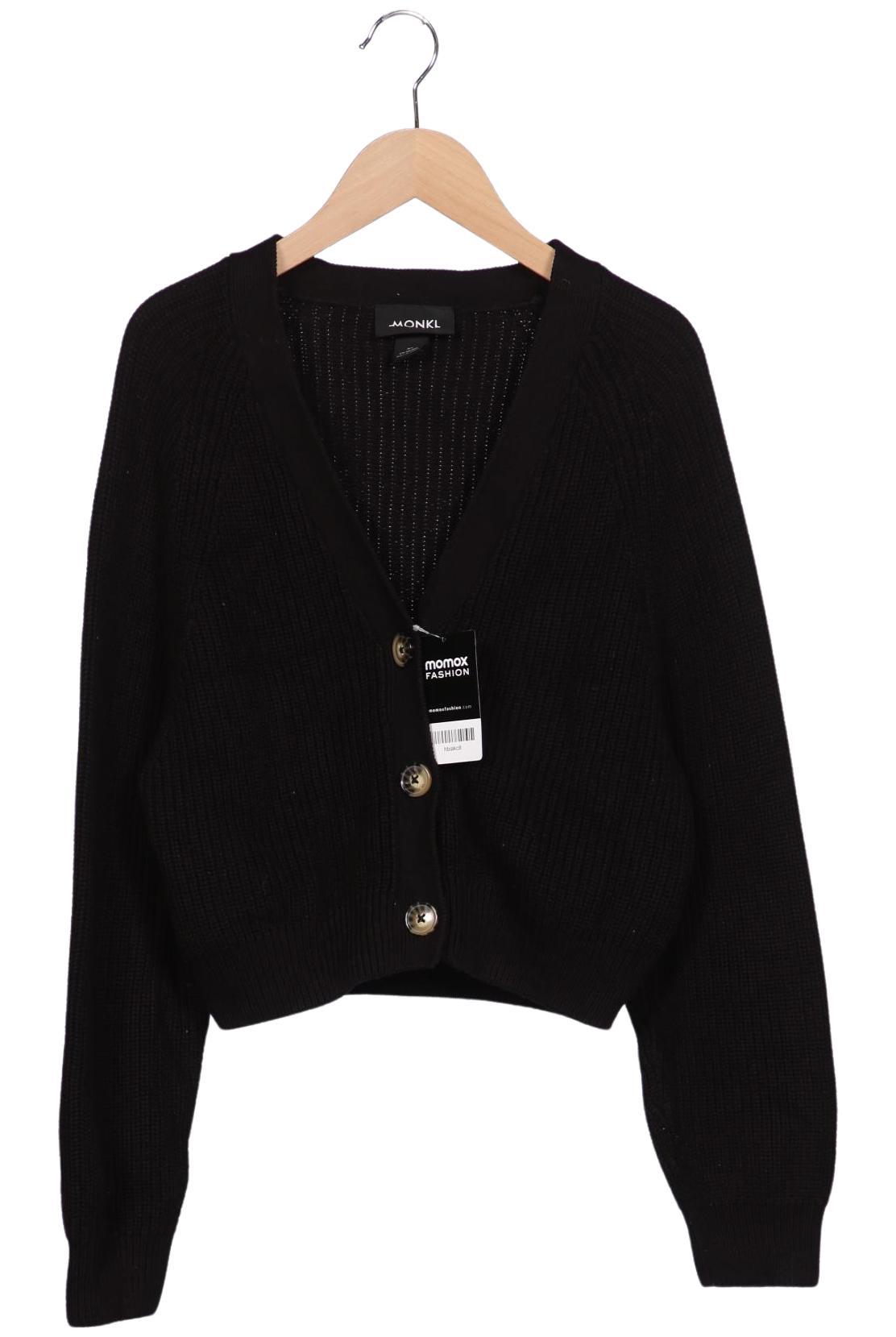 

Monki Damen Strickjacke, schwarz, Gr. 34