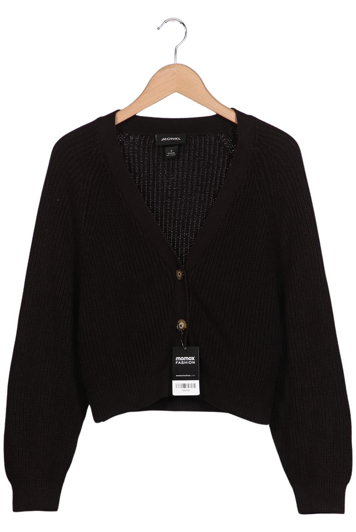 

Monki Damen Strickjacke, schwarz, Gr. 36