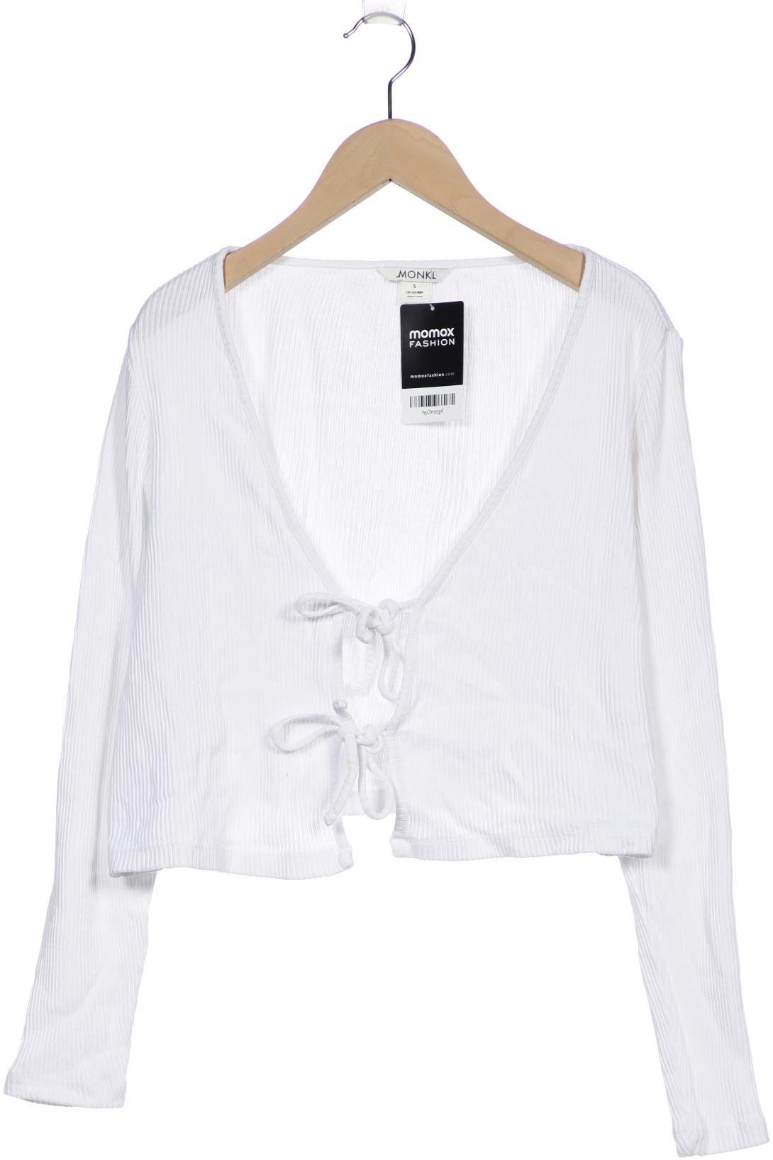 

Monki Damen Strickjacke, weiß, Gr. 36